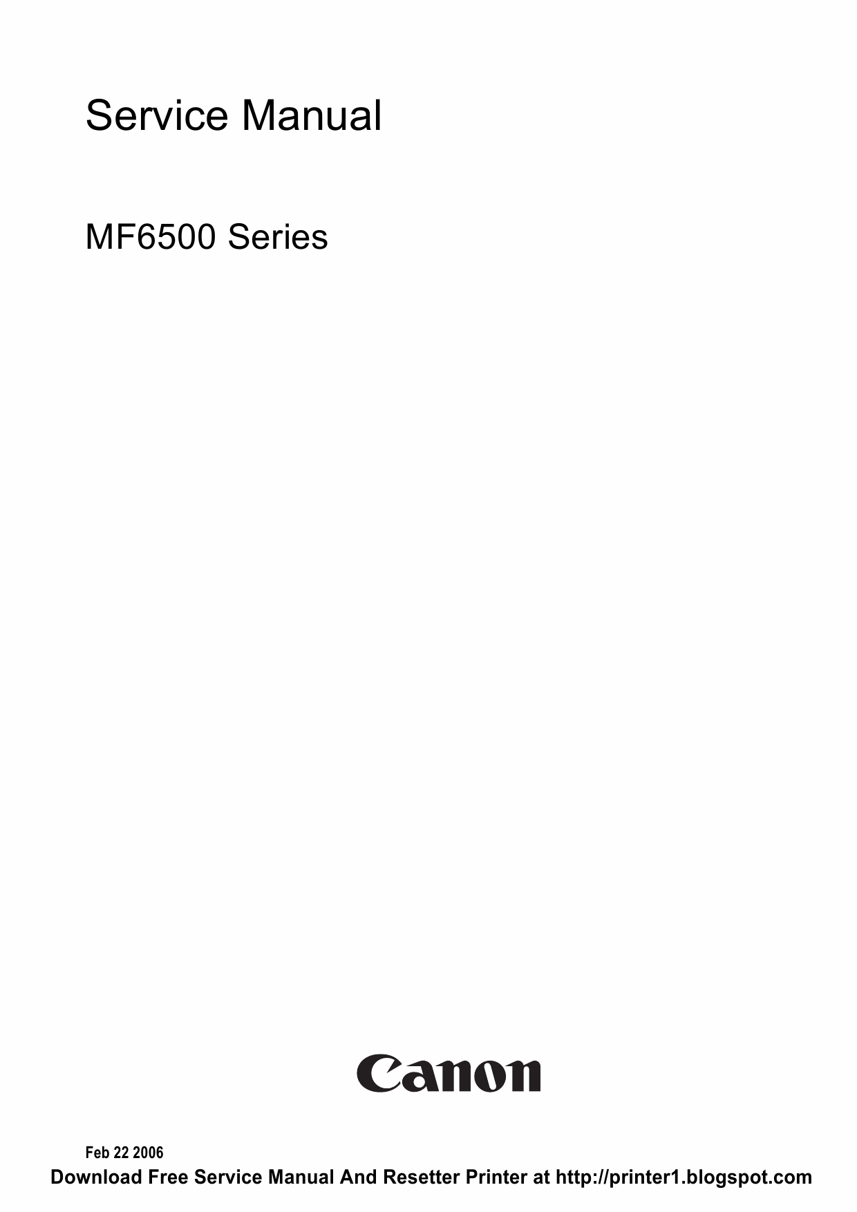 Canon imageCLASS MF-6500 6530 6540PL 6550 6580PL Service Manual-1